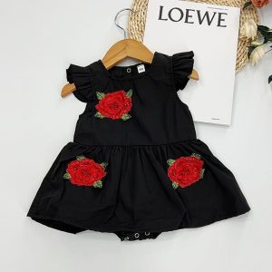Black Flowery