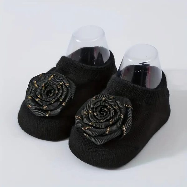 bloombabe rosette baby socks
