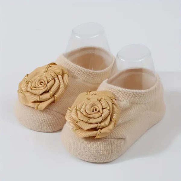 bloombabe rosette baby socks