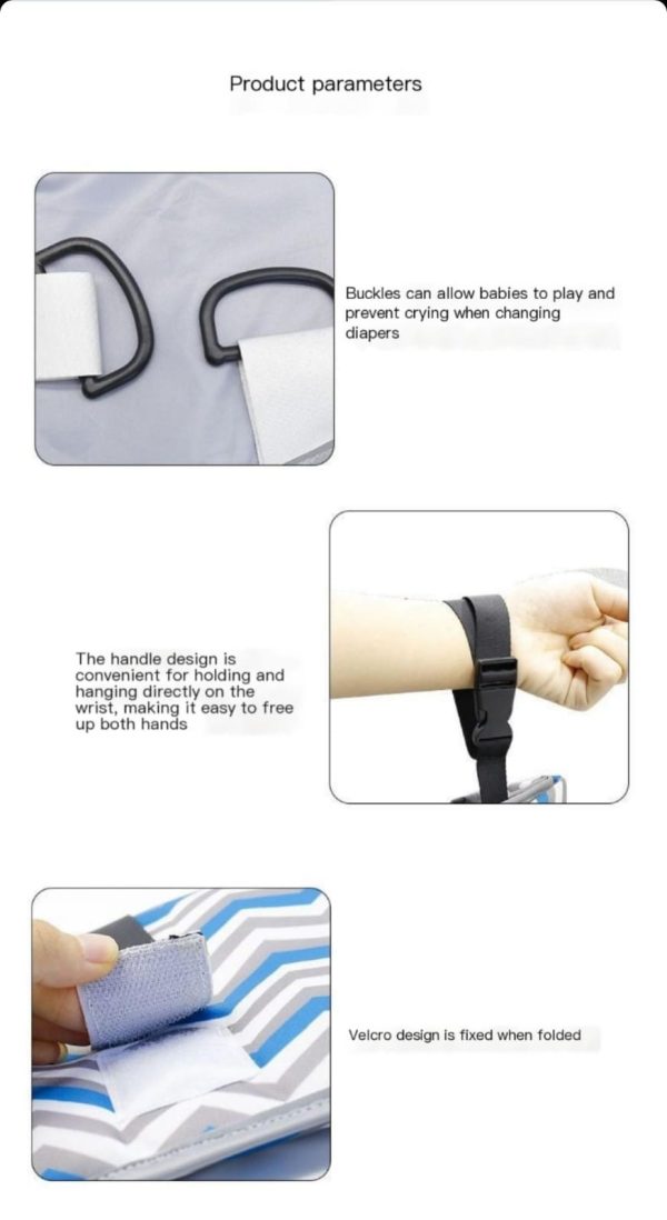 swiftchange portable waterproof diaper mat