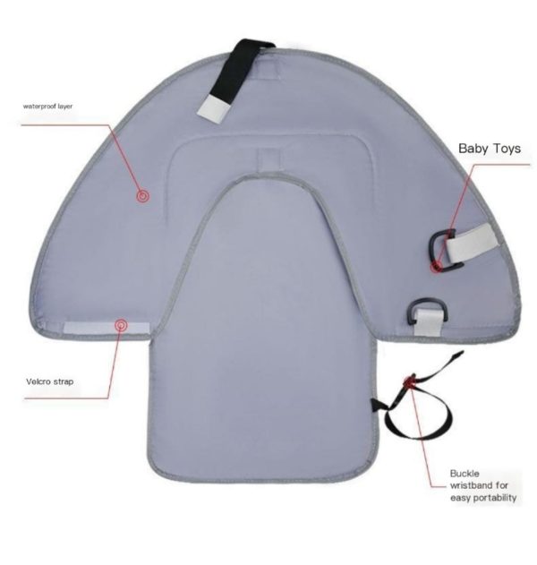 swiftchange portable waterproof diaper mat