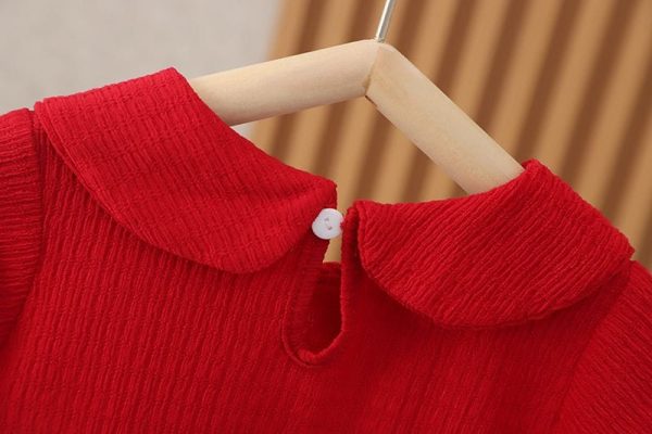 festive teddy bow frock